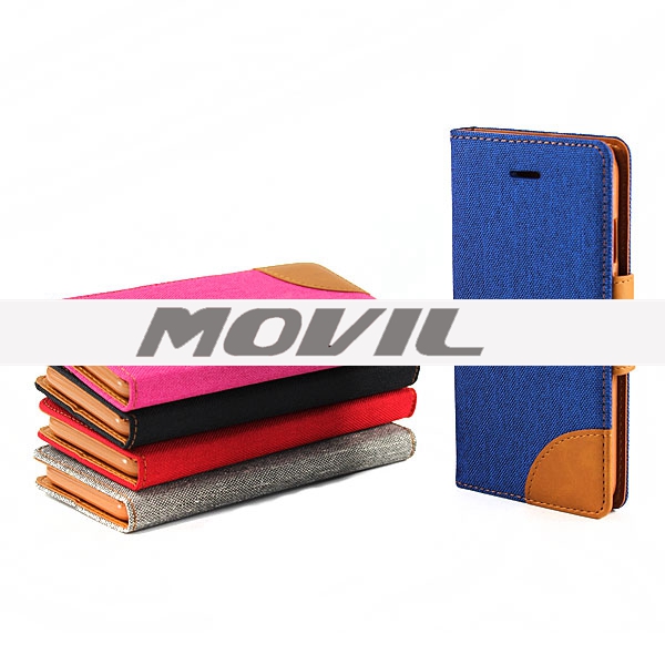 NP-2466 Color-mixto PU Funda para Apple iPhone 6-15